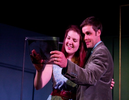 (l-r) Melissa Hmelnicky and Brandon Cater. Photo by Lucas Zuniga.
