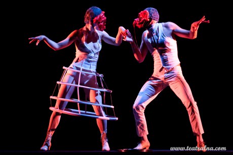 Miřenka Čechová and Radim Vizváry in 'Dante.' Photo courtesy of Atlas Performance Arts Center.