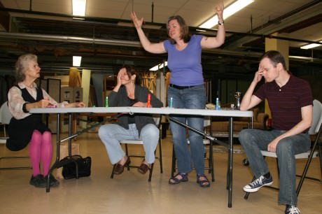L-R, Declan Cashman, Roxanne Fournier Stone, Marianne Meyers, David Dieudonne. Photo by Lennie Magida.