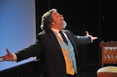 Michael Robert Oliver in "Song of Myself: The Walt Whitman Project.' Photo courtesy of performingknowlegeproject.com