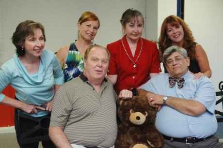 Seated: Bill DeBrason, Marc Rehr; Standing: Anne Hull, Nina Harris, Joanne Bauer, and Barbara Webber. Photo by Fred Bentley.