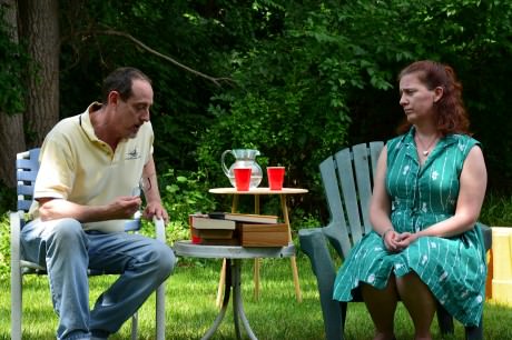 Karl Kendryk (Bob Kleinberg) and Lisa Koletski (Hillary Glass). Photo courtesy of Emily Canavan and John Ward.
