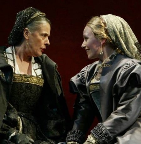 Tana Hinken and Marni Penning Coleman in 'Lorenzaccio' at Shakespeare Theatre Company in 2004. "With the incomparable Tana Hicken playing my mother."