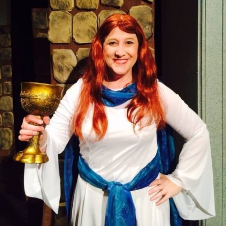 Stacy Crickmer (Lady of the Lake). Photo by Zina Beck.