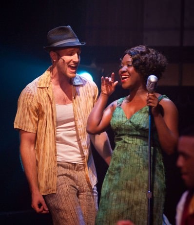 Greg Toumey (Huey Calhoun) and Ashley Lauren Johnson (Felicia). Photo by Kirstine Christiansen.