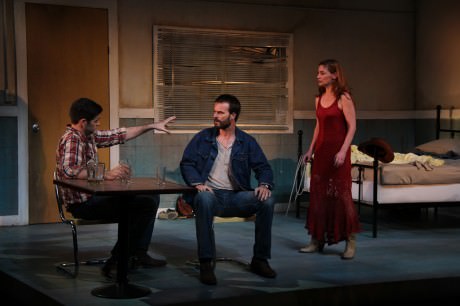 Thomas Keegan (Eddie), Tim Getman (Martin), and Katie deBuys (May). Photo by Danisha Crosby.