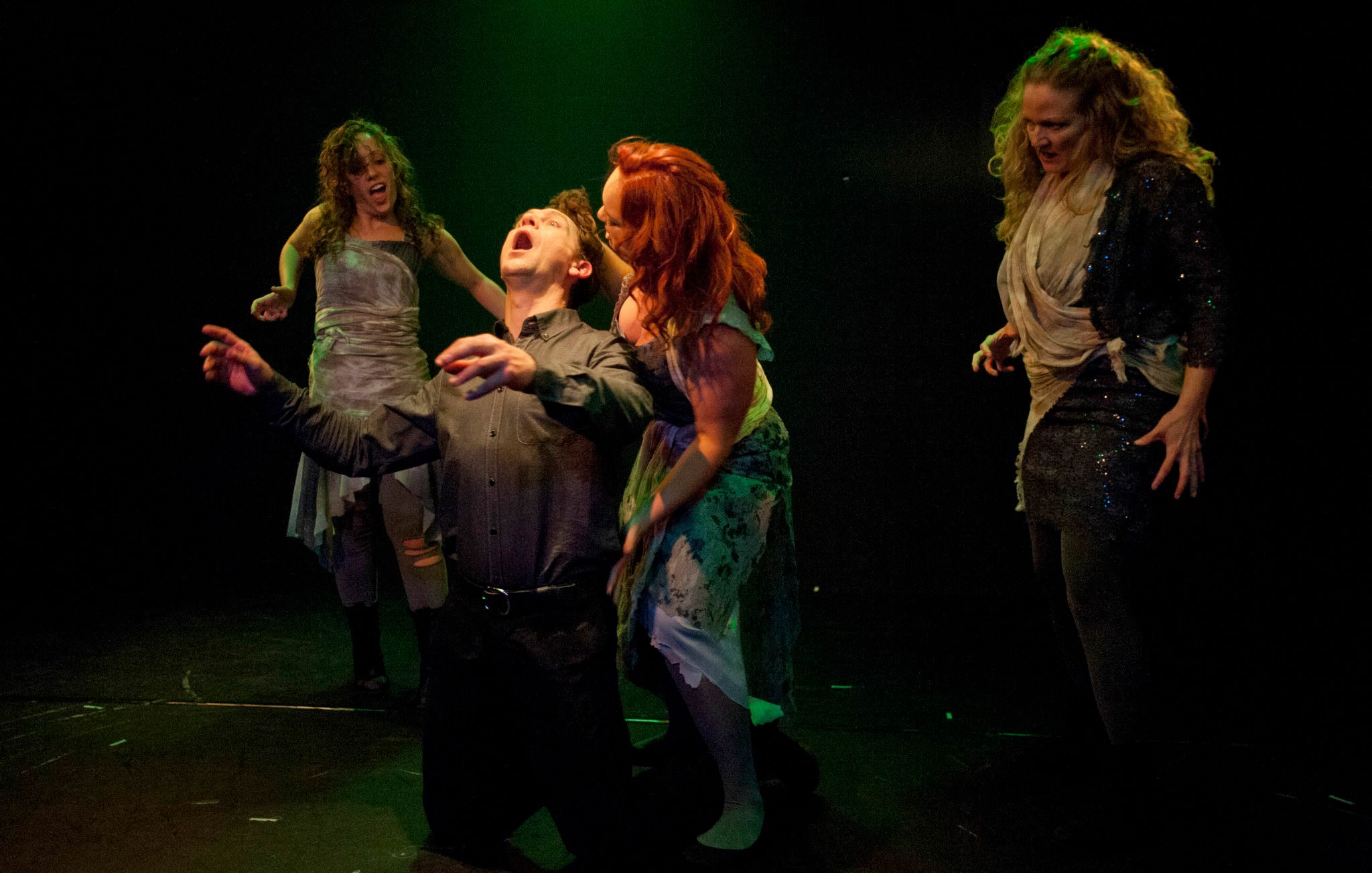 Stephanie LaVardera, Brit Herring, Renata Plecha, and Vanessa Bradchulis. Photo by Joshua Joshua McKerrow.