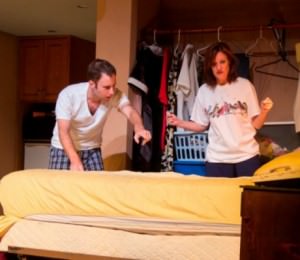 Mike Rudden and Jo Sullivan in 'Bug'. Photo by Matt Liptak).