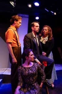 Clockwise from bottom Shaina Kuhn, Alan Naylor, John Loughney, and Katie McManus. Photo by Gary Mester.
