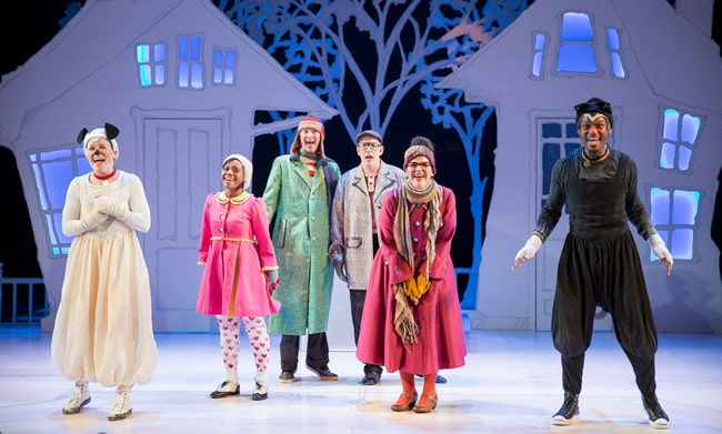 The Cast of 'The Gift of Nothing.' Photo by Scott Suchman.
