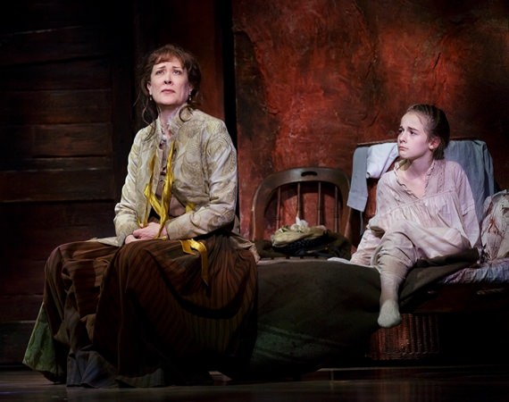 Karen Ziemba and Sophia Anne Caruso. Photo by Paul Kolnik.