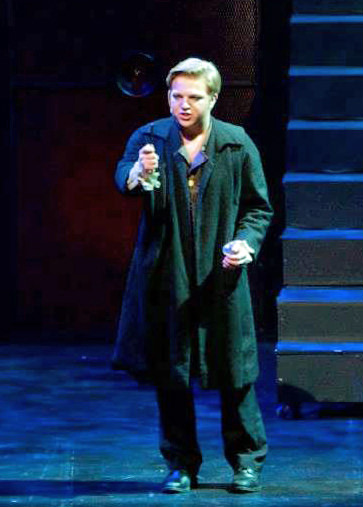 Alex Stone (Sweeney Todd) singing 'Epiphany.' Photo by CYM Media & Entertainment.
