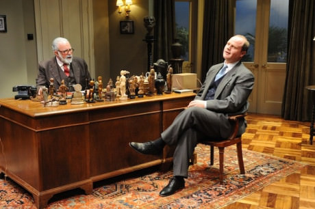 Rick Foucheaux and Todd Scofield in 'Freud's Last Session. 'Photograph by Stan Barouh.