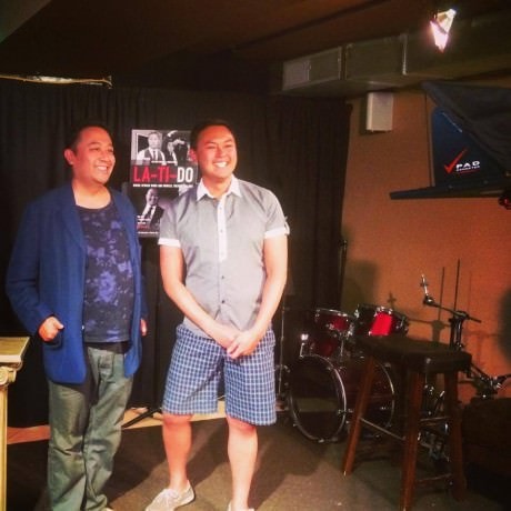 (L to R): La-Ti-Do Co-Founders Regie Cabico and Don Michael Mendoza. Photo courtesy of Don Michael Mendoza.