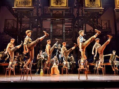 The touring cast of Disney's 'Newsies.' Photo by Deen Van Meer.