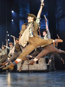 The touring cast of Disney's' Newsies.' Photo by Deen Van Meer.