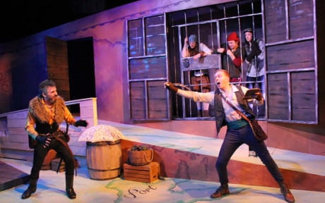 Production Photo: Carlos Saldana (Ray del Mar) and Matthew McGee (Finn). Photo by Wilder Photography.