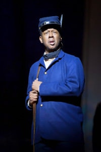 Kevin McAllister in "Freedom’s Song: Abraham Lincoln and the Civil War." Photo by Scott Suchman.