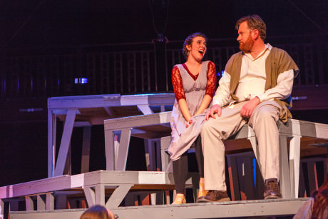 Mary Magdalene (Emma Gwin) and Jesus (John Downes). Photo by David Harback.