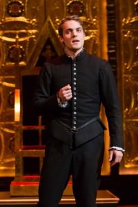 Paul-Emile Cendron (Mortimer) in Folger Theatre's 'Mary Stuart.' Photo by Teresa Wood.