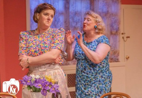 Jennifer Lyons Pagnard (Florence) and Gayle Nichols Grimes (Olive). Photo by Keith Waters.
