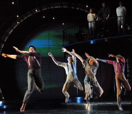 Cast of Olney Theatre Center's production of 'Carousel.' Photo by Stan Barouh.