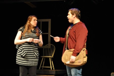 Rachel Baarlam (Natalie) and (Henry). Photo by ELli Swink.