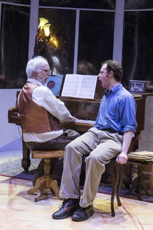 (left to right) Philip Hosford and Aaron Bliden in "Old Wicked Songs" at 1st Stage.The show runs through May 3, 2015 in Tysons Corner. Photo by Teresa Castracane.