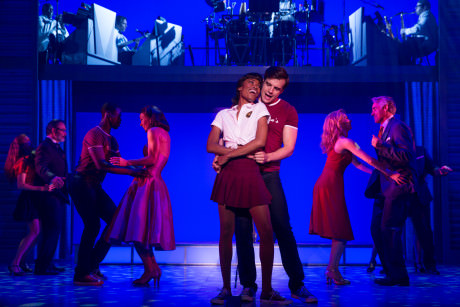 Jennlee Shallow (Elizabeth), Doug Carpenter (Billy) aJennlee Shallow (Elizabeth), Doug Carpenter (Billy) and the company. Photo bt Matthew Murphy.