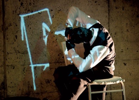 Ari Jacobson as Gregor in “The Metamorphosis.” Photo by Hildson Photography