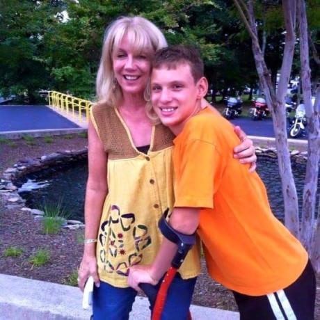 Kelly Hannessa and son Caron Powell. Photo credit: Facebook.