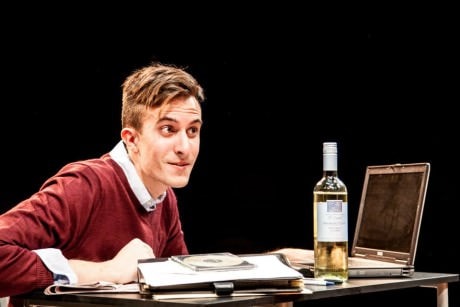 Matthew Taylor Strote in 'The Sales Rank Also Rises.'Photo by Daniel Corey.