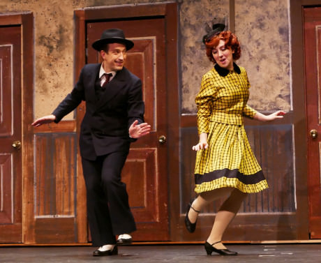 Nathan Bowen (Bill Calhoun) and Amy Greco (Lois Lane). Photo by Nate Jackson Photography.