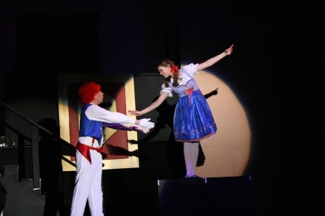 Rich Amada (Potts) and McKensey Struzik. Photo by Maggie Swan.