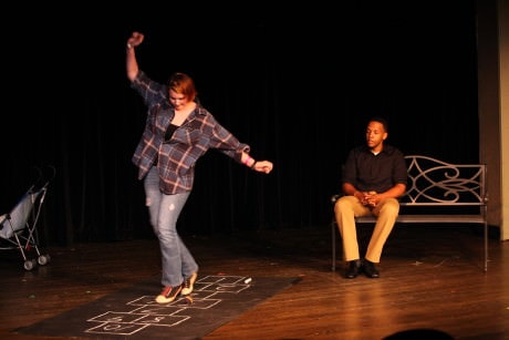 - Jenn Katz and Raphael Tobias in 'Hopscotch' by Israel Horowitz.
