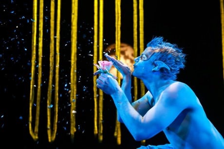 Alex Mills as Puck. Photo by Johnny Shryock.