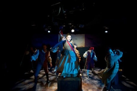 Amy Pastoor (Center) and cast members of 'A Tale of Two Cities.' Photo by Joshua McKerrow.