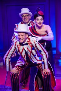 Bobby Smith (Senator Reed Chandler), Christine Sherrill (Violet Chandler), and Lawrence Redmond (Grahame Chandler). Photo by Christopher Mueller.