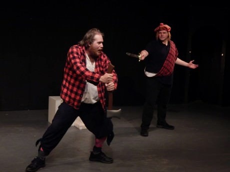 Brian Moors and Michael Joseph Dombroski. Photo courtesy of Off the Quill.