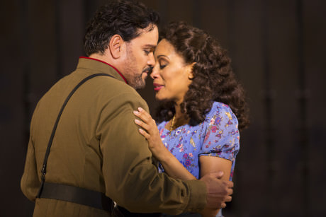 Rafael Davila (Don José) and Jacqueline Echols (Micaëla). Photo by Scott Suchman .