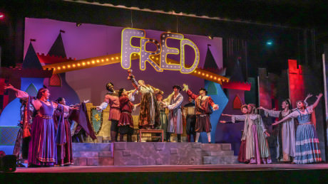 The cast of 'Once Upon a Mattress.' Photo by Andrew Culhane.