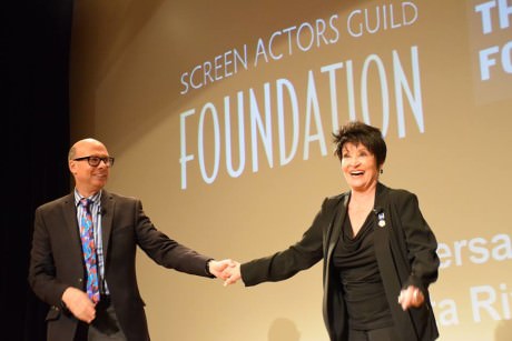 Richard Ridge and Chita Rivera at 'The Coversations.' Photo by Marcus Galante.