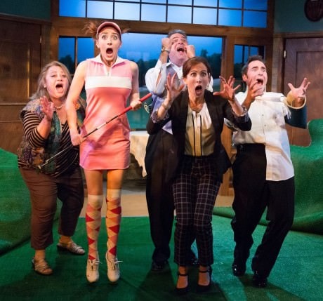 L to R: Gerre Garrett, Naomi Weiss. Peter Bisgaier, Karen Peakes, and Will Dennis. Photo by Mark Garvin.