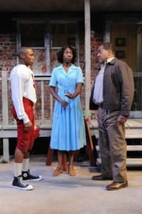 Brayden Simpson (Cory), Joy Jones (Rose), and Alan Bomar Jones (Troy). Photo by Stan Barouh.