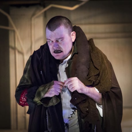 Jack Evans (The Creature) in 'Frankenstein' at Maryland Ensemble Theatre.