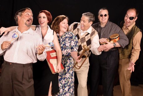 The cast of 'Side Man.' Photo courtesy of The Colonial Players.