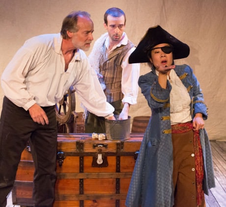 Greg Wood, David Bradley Johnson and Bi Jean Ngo. Photo by Mark Garvin.