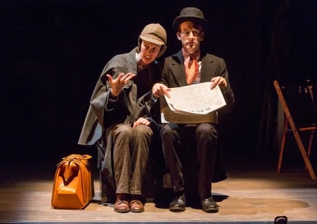 Loren O'Dair (Sherlock Holmes) and Peter Groom (Dr. Watson). Photo courtesy of Aquila Theatre.