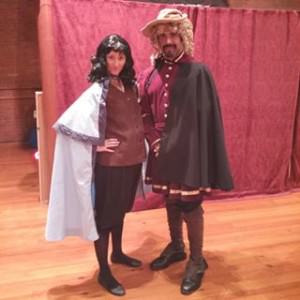 The cast in rehearsal. Photo courtesy of St. Mark's Players.