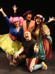 Cast members of 'Godspell.' Photo courtesy of Montgomery College.